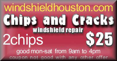 $25 windshield repair coupon for 2 chip repairs on a windshield